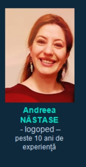 Andreea Năstase, logoped