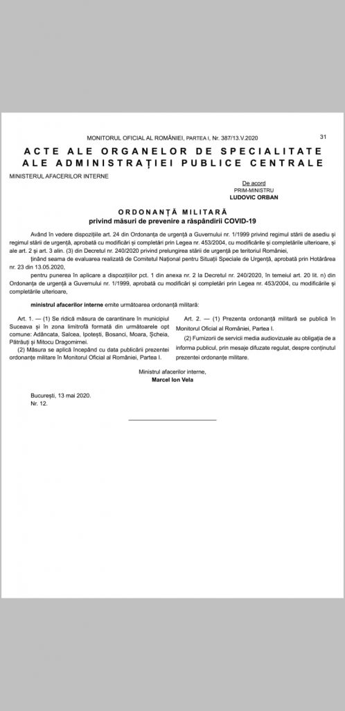 Ordonanța Militară 12