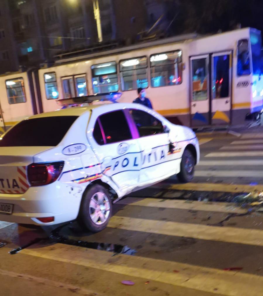 Mașină De Poliție Implicată într Un Accident în Sectorul 1