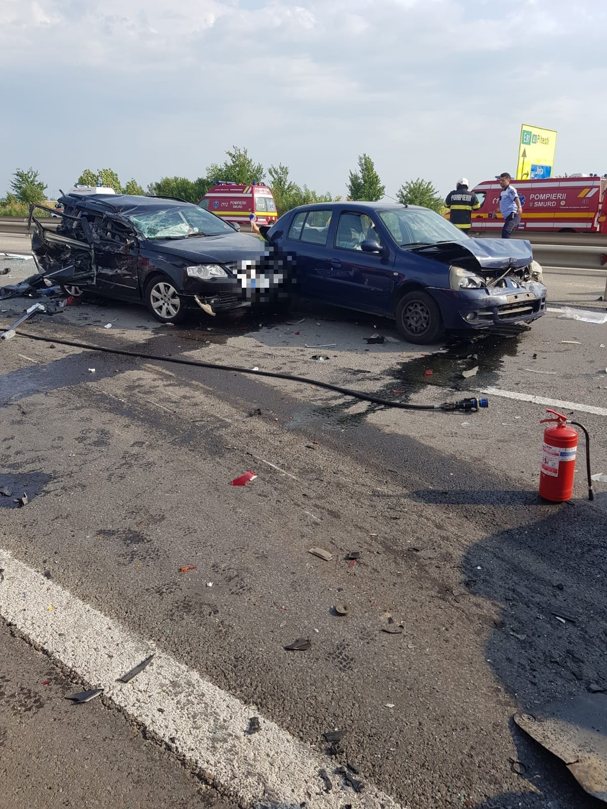 Video Accident Rutier N Lan Pe Autostrada Bucure Ti Pite Ti O