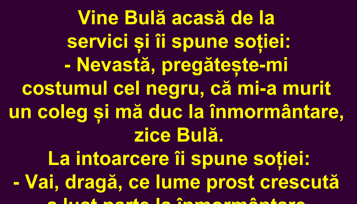 Banc Bulă La înmormântare 