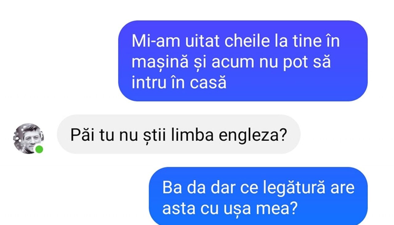 Bancul de sâmbătă | „Mi-am uitat cheile la tine în mașină”