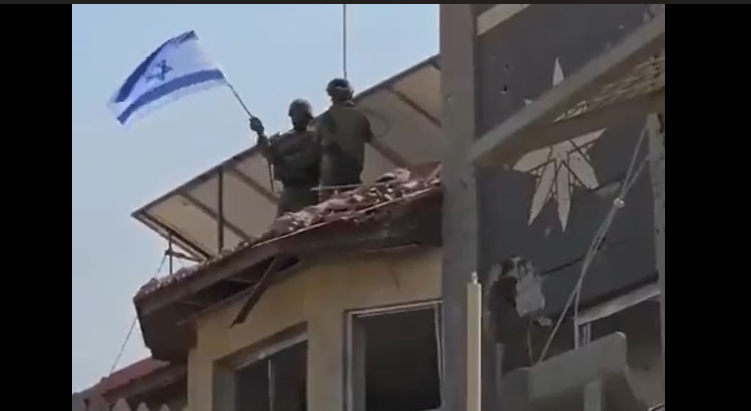 VIDEO | Pentru prima oară după retragerea din 2005, IDF înalță STEAGUL ISRAELIAN în nordul Gaza: ”Nu vom uita, nu ne vom opri până la victorie”