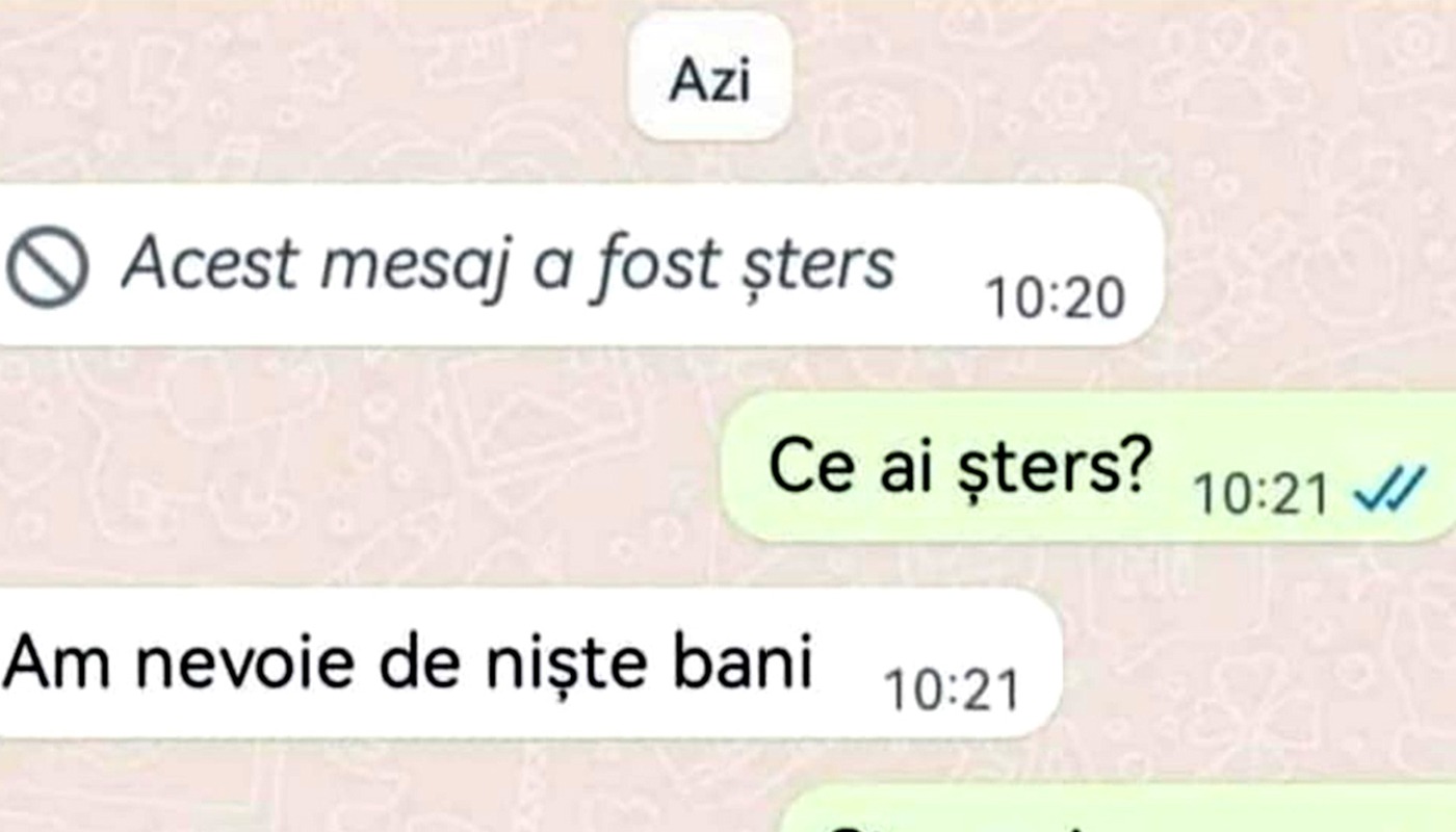 Bancul de luni | Acest mesaj a fost șters