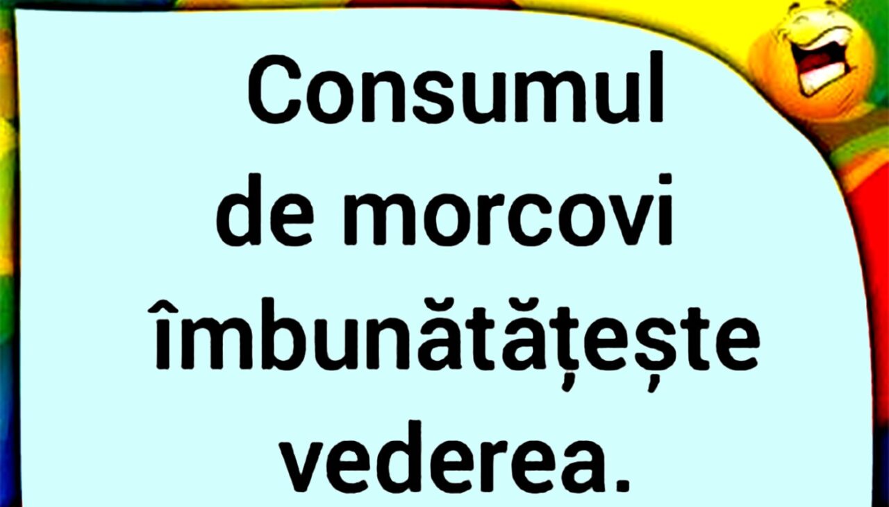 BANCUL ZILEI | Morcovi VS vin