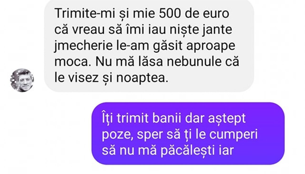 Bancul de luni | „Trimite-mi 500 de euro, că vreau să-mi iau niște jante șmechere”