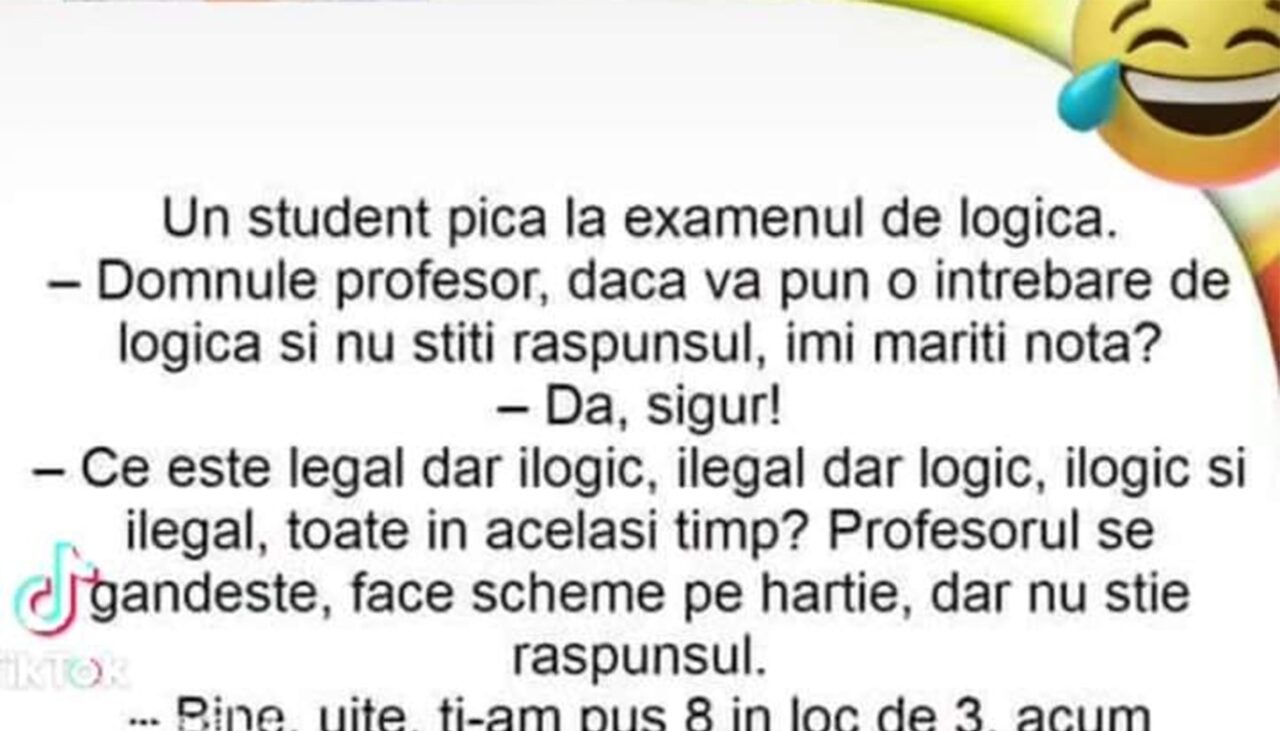 BANCUL ZILEI | Examenul de logică