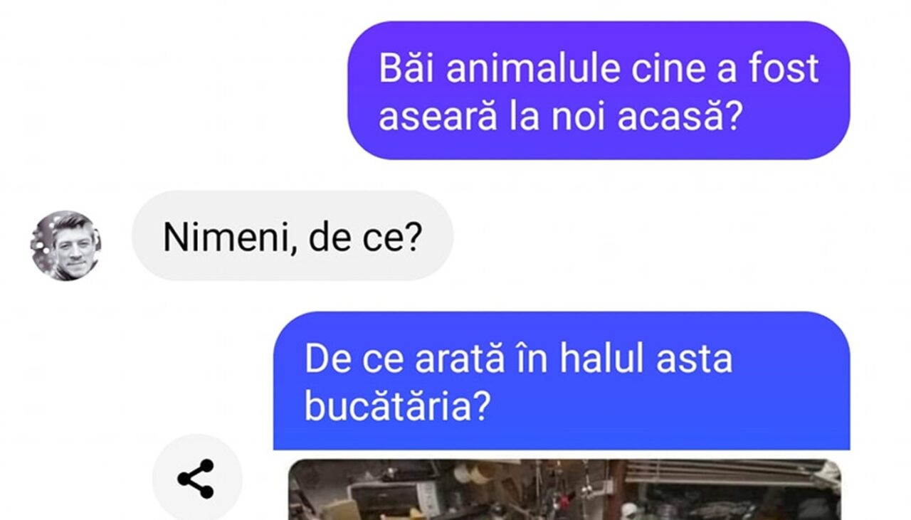 Bancul de marti | „Cine a fost aseară la noi acasă?”