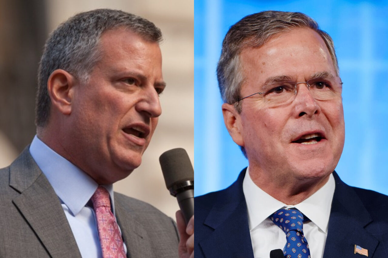 Bill de Blasio, primarul din New York, răspuns ironic pentru Jeb Bush, după un mesaj controversat despre armele de foc: „AMERICA”