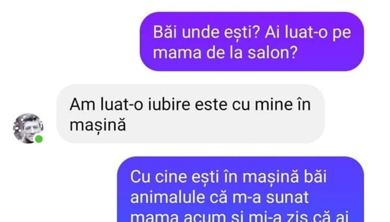 Bancul de marți | „Ai luat-o pe mama de la salon?”