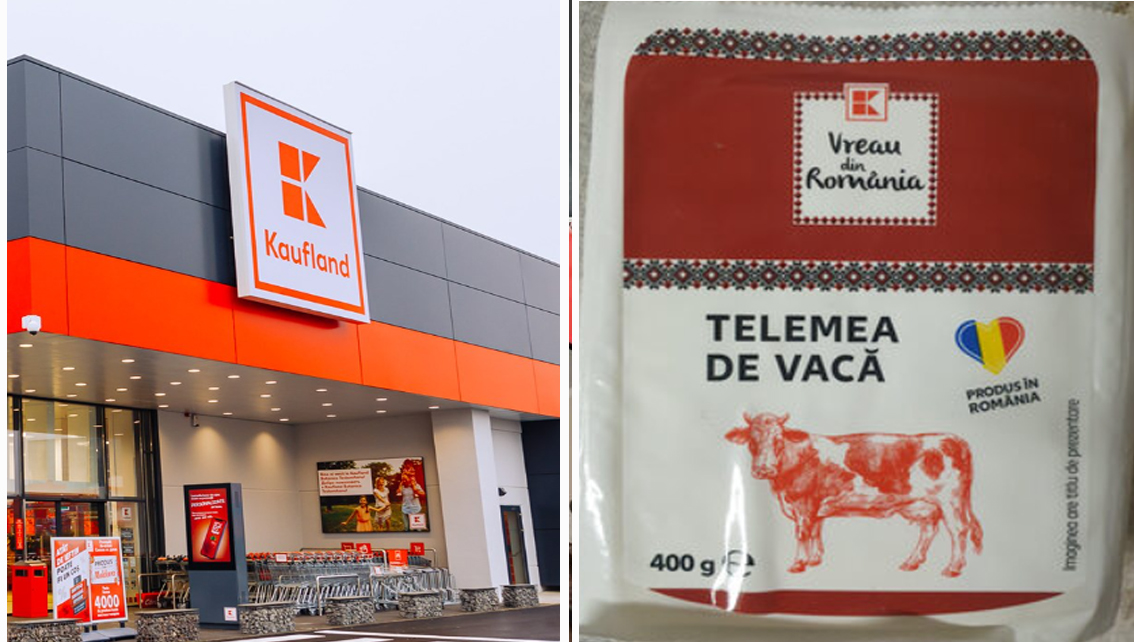 Din ce e făcută, de fapt, telemeaua de vacă „Vreau din România” de la Kaufland