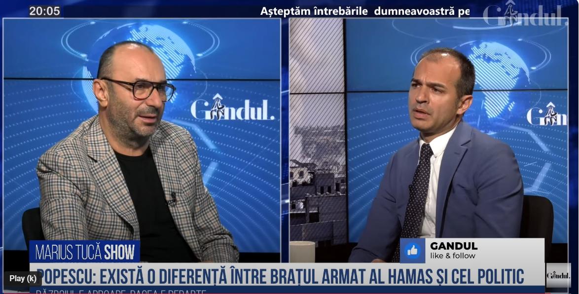 POLL Marius Tucă Show: „Care este principalul motiv al amânării invaziei terestre a Israelului în Gaza?”