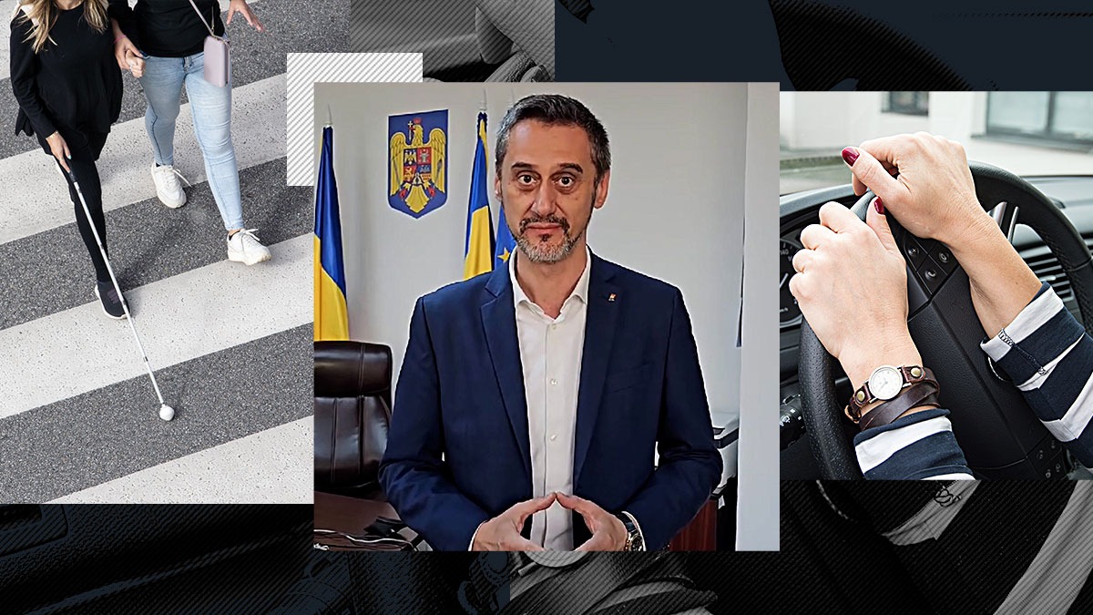 VIDEO | Oficial, în județul Olt sunt 78 de șoferi „chiori” care conduc legal pe șosele. Atenție când traversați pe zebră în Slatina!