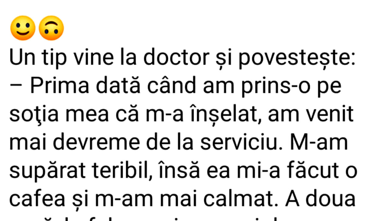 BANCUL de duminică | Pacientul, doctorul și nevasta infidelă