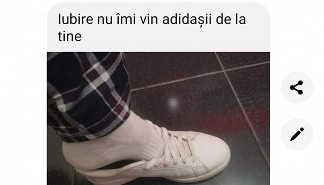 Bancul de duminică | „Iubire, nu îmi vin adidașii de la tine”