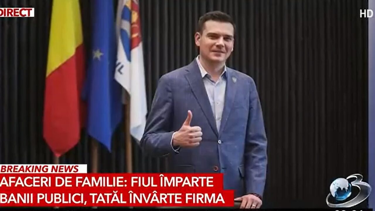 VIDEO | Afaceri de familie în Timiș: Vicepreședintele CJ, Alexandru Proteasa împarte banii publici, tatăl său învârte firma