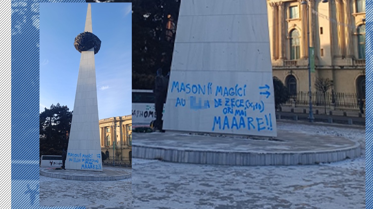 Celebrul Monument M Slin N Scobitoare A Fost Vandalizat