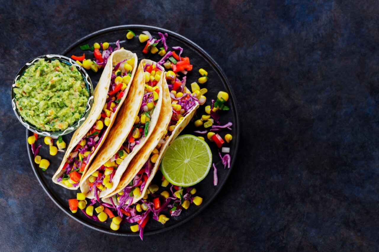 Taco Bell cu guacamole. Sursa Foto: shutterstock