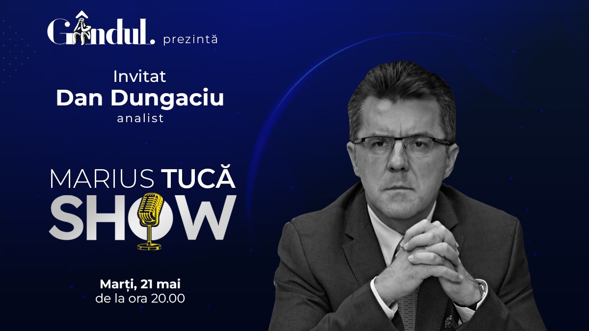 Marius Tucă Show începe marți 21 mai de la ora 20 00