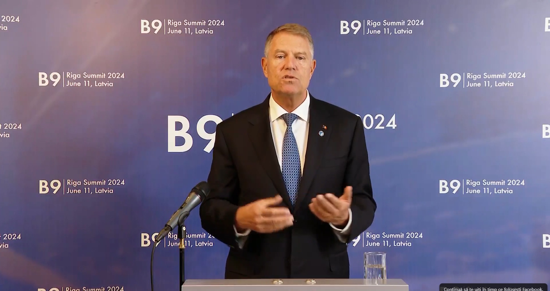 Pre Edintele Rom Niei Klaus Iohannis La Summit Ul De La Riga Letonia