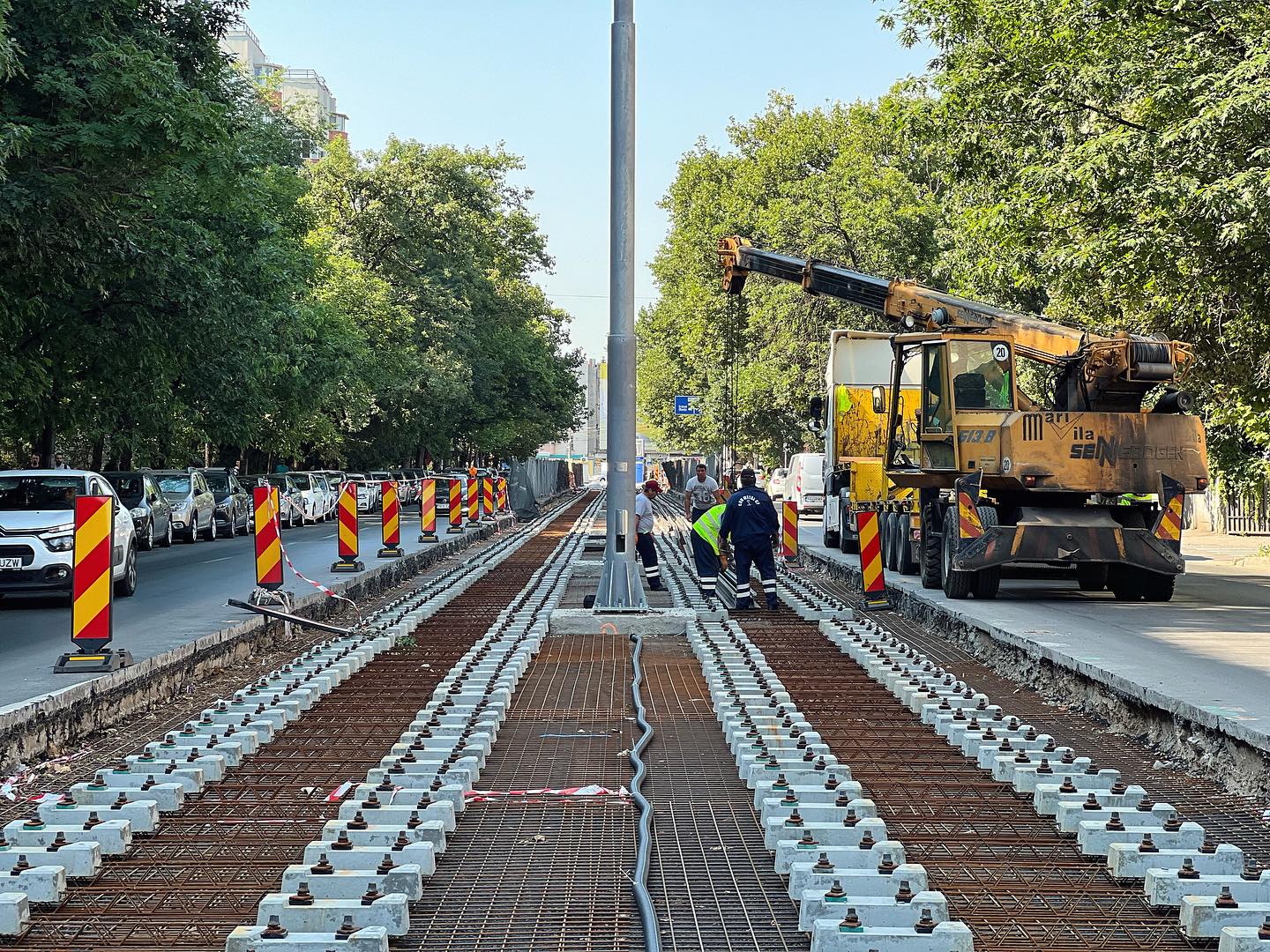 Lucr Rile La Linia De Tramvai Au Fost Reluate