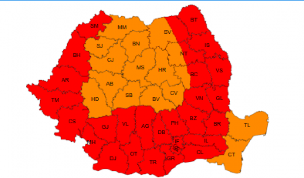 Meteorologii ANM au emis o avertizare Cod roșu de caniculă