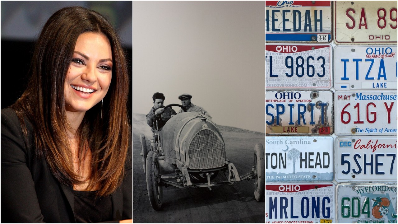 Mila Kunis împlinește 41 de ani/ Deceda Enzo Ferrari, la 90 de ani/ Apar primele numere de înmatriculare auto din lume