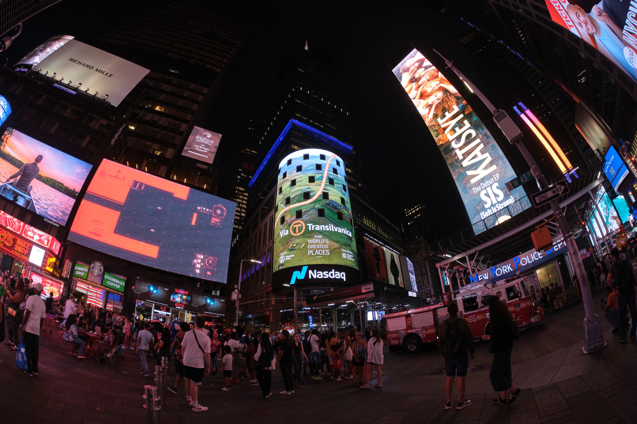 Via Transilvanica din România a fost promovat în Times Square