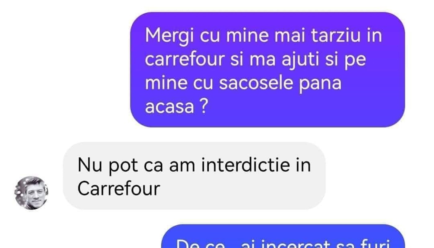 Bancul de duminică | Interdicție în Carrefour