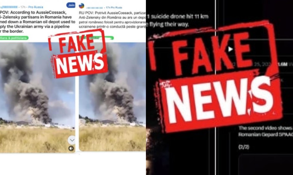 MApN dezminte un FAKE-NEWS despre incendierea unui depozit de carburanți: “Informațiile sunt false”