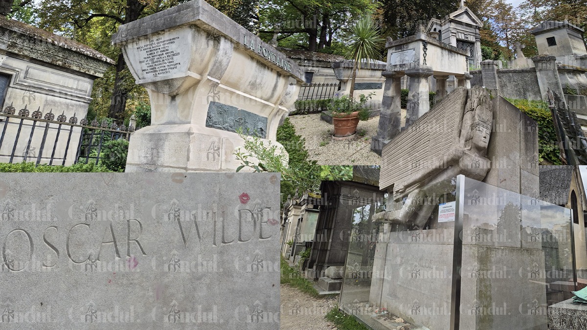 Poveștile din spatele mormintelor celebre din Cimitirul Père Lachaise din Paris. Ritualul neobișnuit de la cavoul lui Oscar Wilde