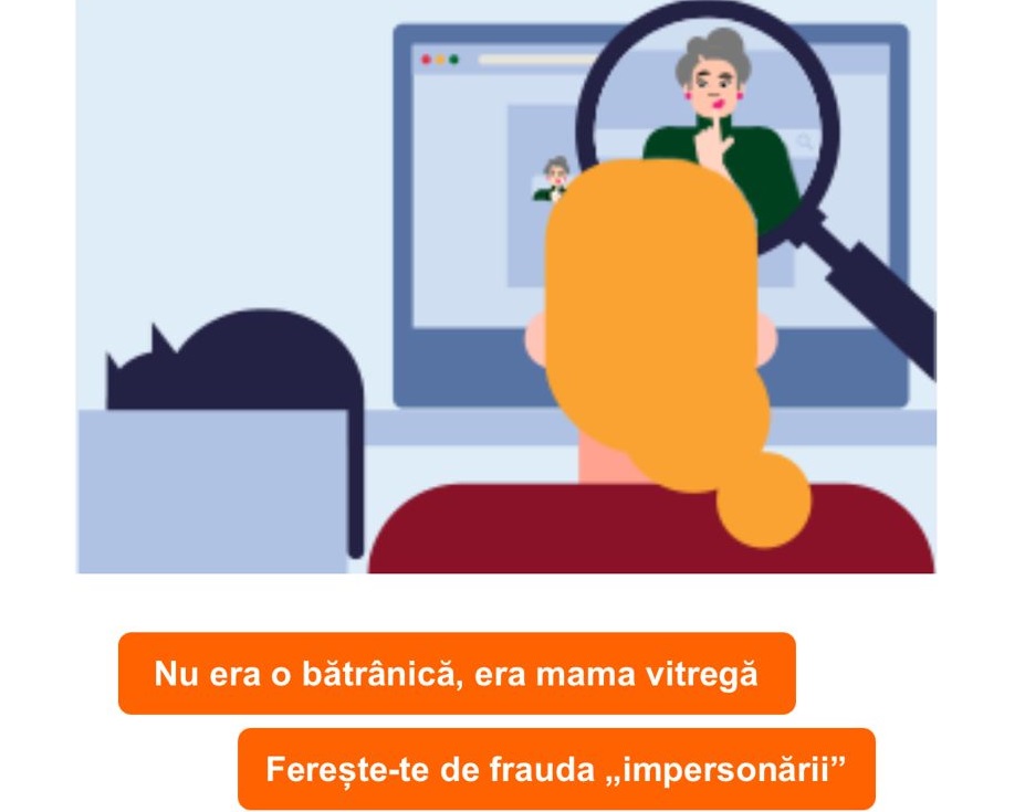 „Așa cum mama vitregă o păcălește pe Albă ca Zăpada că e o bătrânică inocentă, așa și fraudatorii se dau drept angajați ING”