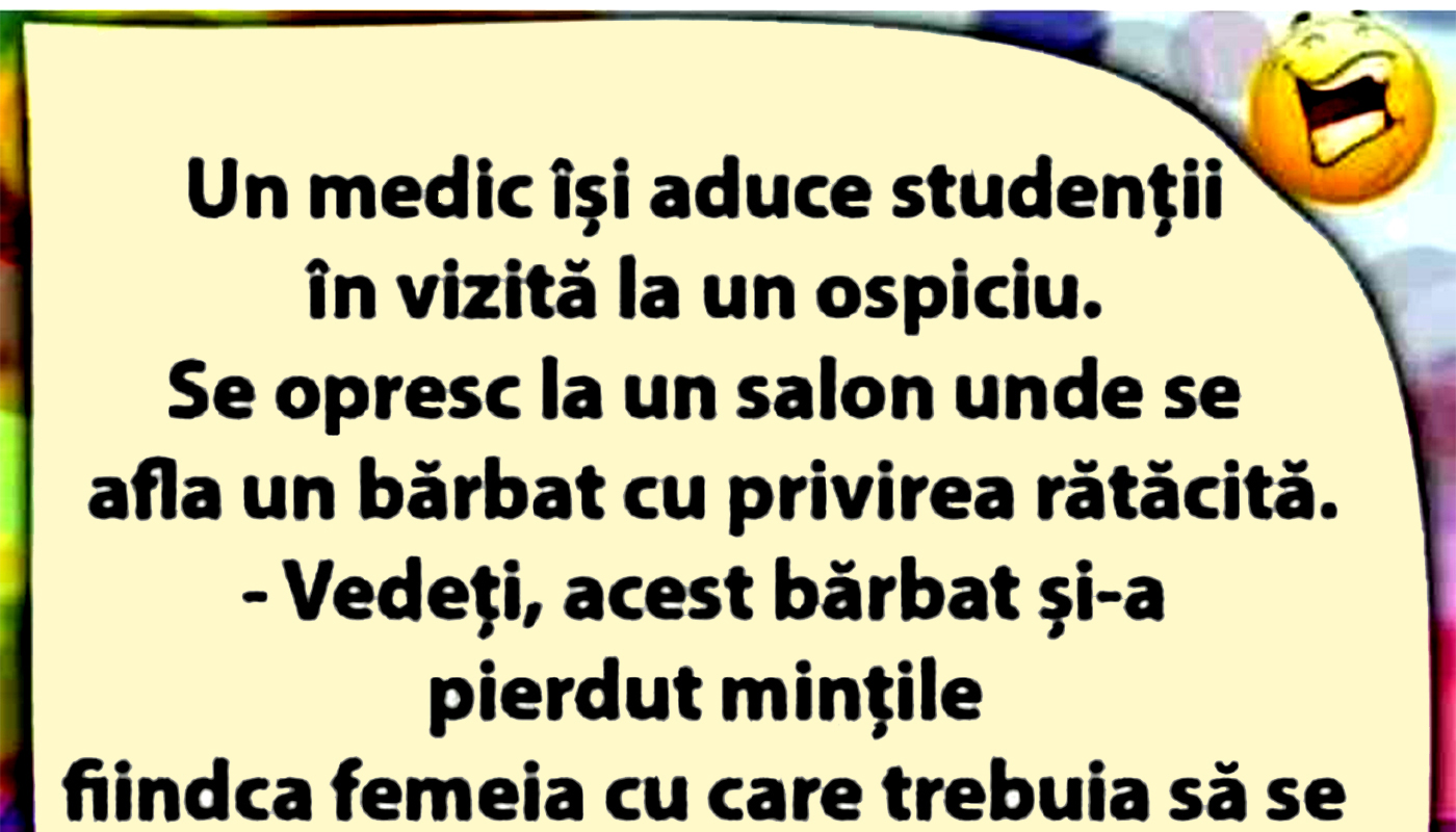 BANCUL ZILEI | Un medic își duce studenții în vizită la un ospiciu