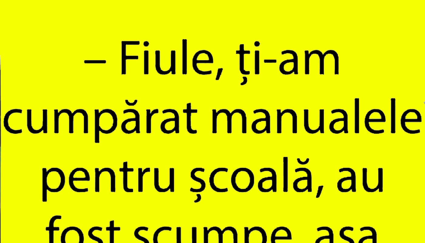 Bancul de duminică | Manualele pentru școală