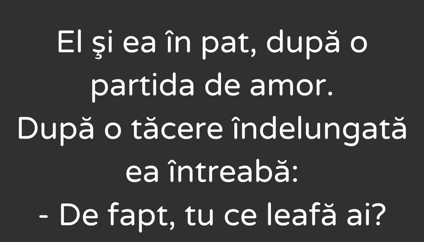 Bancul de vineri | “De fapt, tu ce leafă ai?”