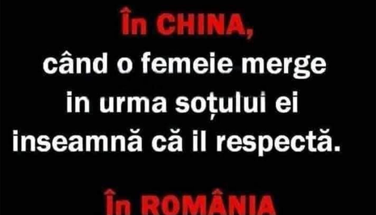 BANCUL ZILEI | Diferența dintre nevestele din China și cele din România