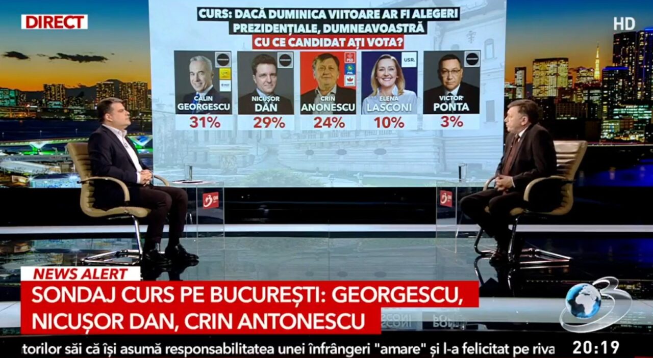 Crin Antonescu, despre SONDAJUL care îl plasează pe locul 3 în București, cu 24%: „Nu e o cifră rea”