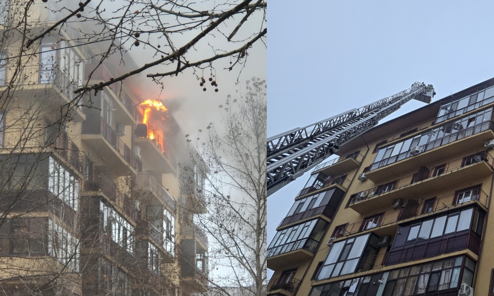 INCENDIU puternic lângă București. Un bloc din zona Militari Residence, Chiajna, a luat foc