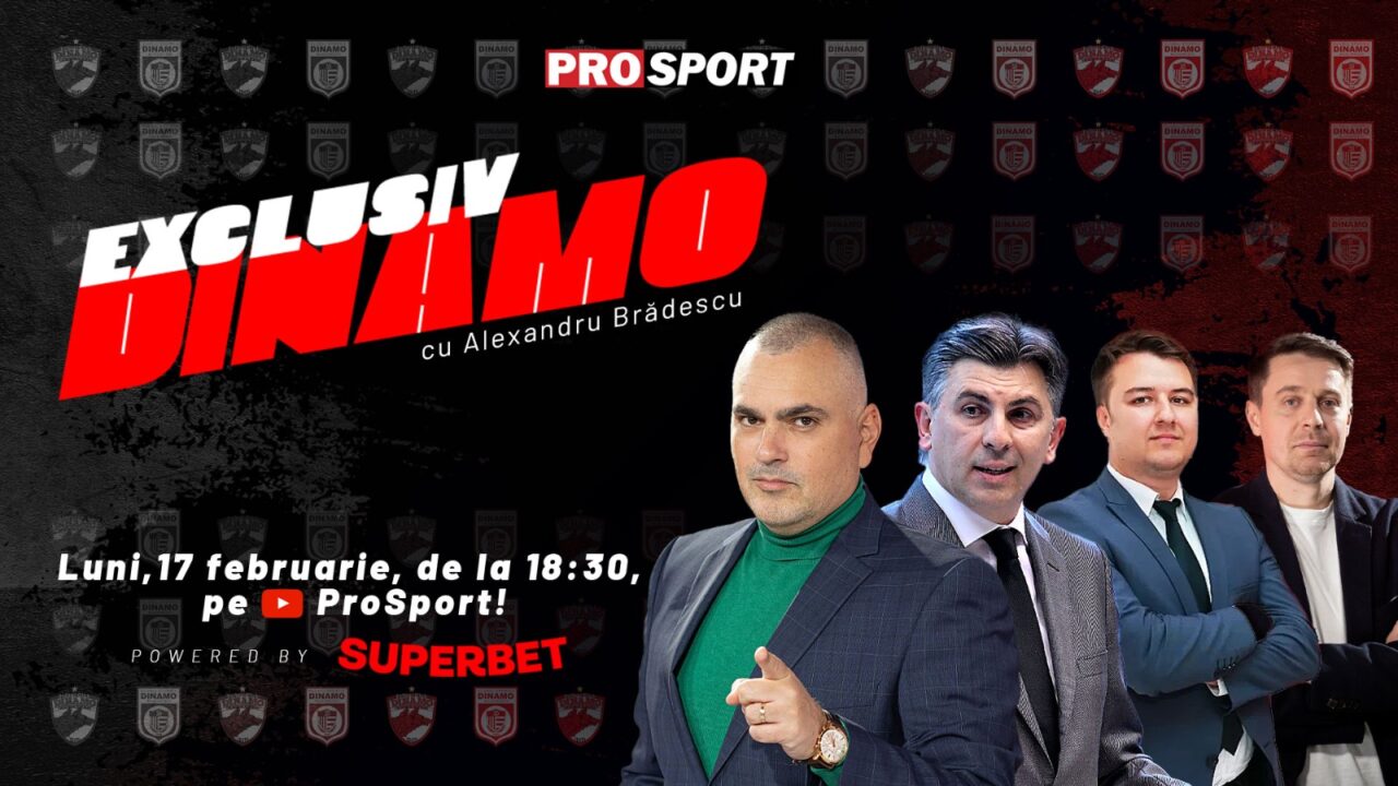 „EXCLUSIV DINAMO” vine cu primele imagini cu noul stadion! Ionuț Lupescu, Ionuț Popa și jurnalistul Cătălin Mureșanu, în studio LIVE de la ora 18.30